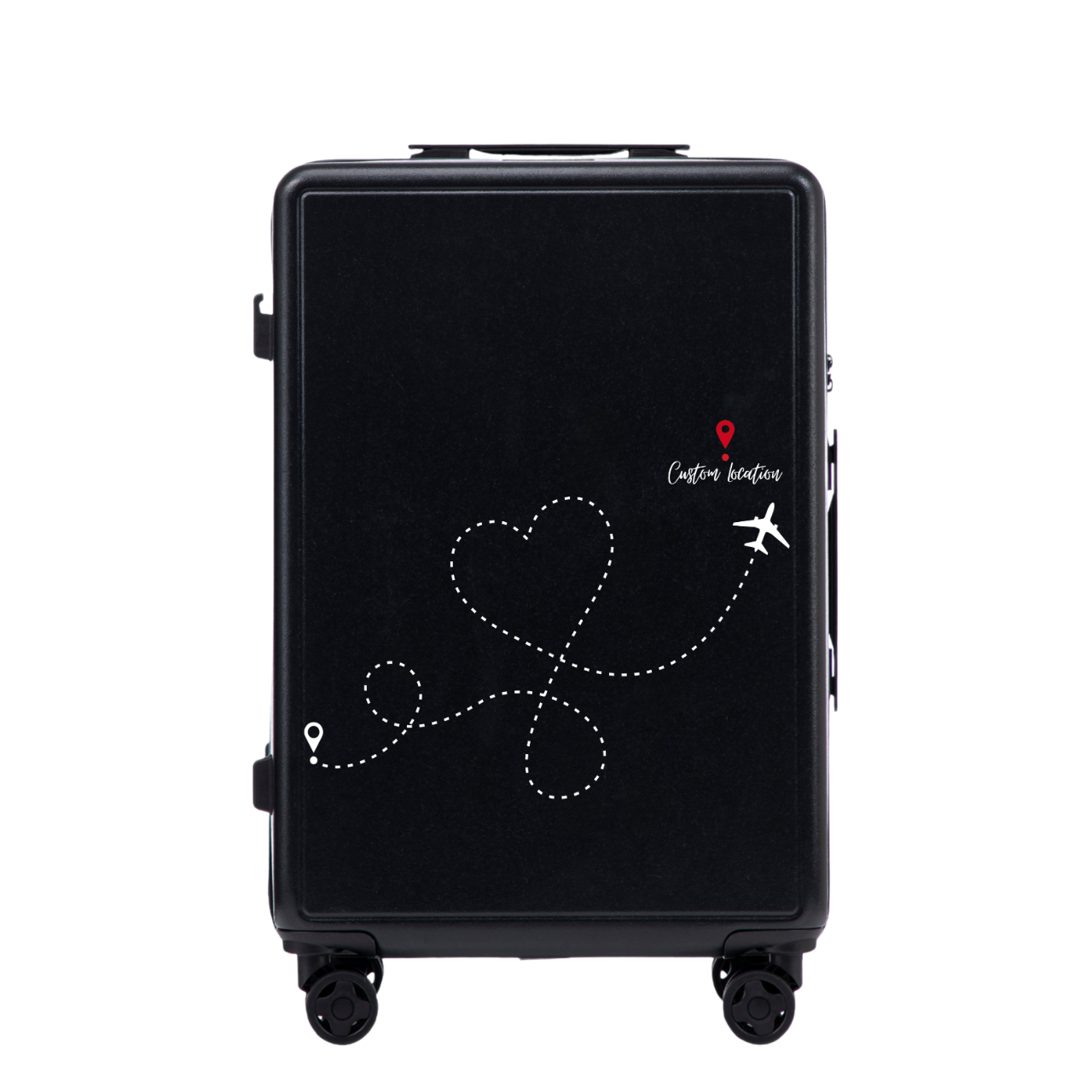 Walizka średnia Wings ABS+ 24" Customized BLACK TRAVEL