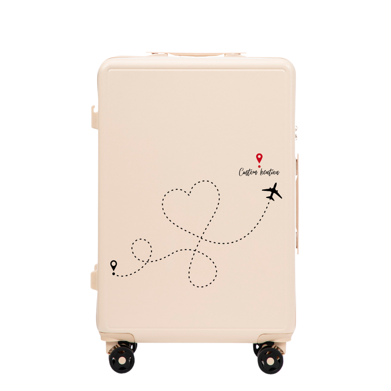 Walizka średnia Wings ABS+ 24" Customized DIRTY WHITE TRAVEL