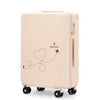 Walizka kabinowa Wings ABS+ 20" Customized DIRTY WHITE TRAVEL