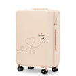 Walizka kabinowa Wings ABS+ 20" Customized DIRTY WHITE TRAVEL