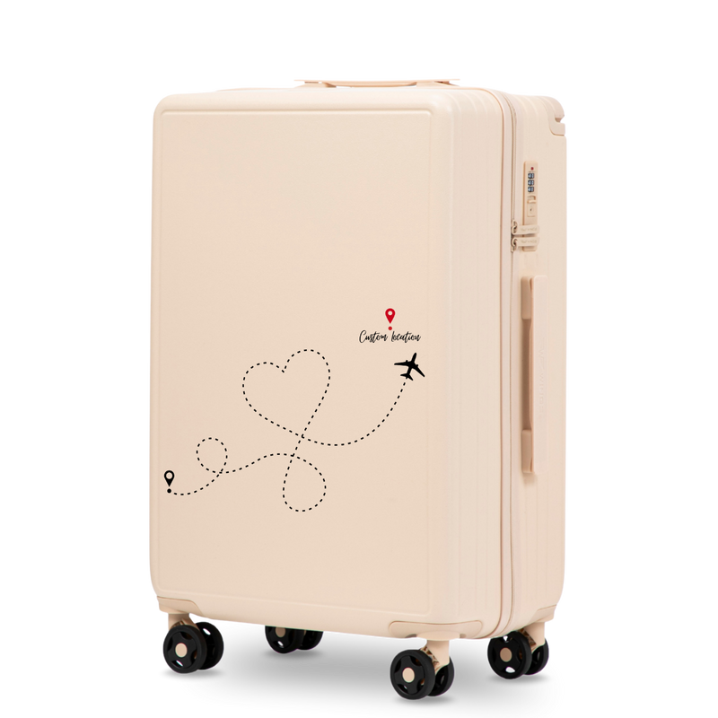 Walizka średnia Wings ABS+ 24" Customized DIRTY WHITE TRAVEL