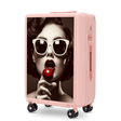 Walizka średnia Wings ABS+ 24" Customized SOFT PINK CHERRY