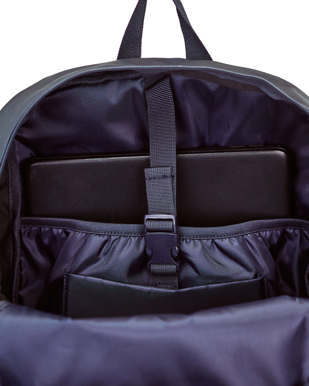 Plecak szkolny WINGS młodzieżowy 23L laptop 17 cali z kieszeniami bocznymi NAVY BLUE
