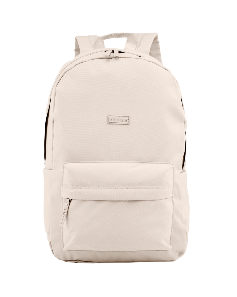 Plecak szkolny WINGS lekki na laptop 17 cali 21L do szkoły i na uczelnię BEIGE