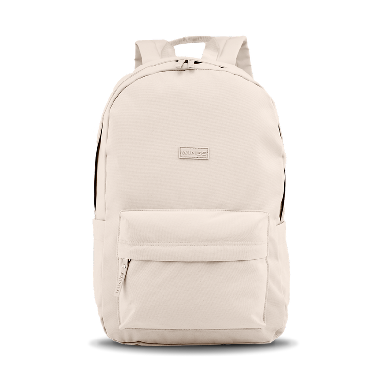 Plecak szkolny WINGS lekki na laptop 17 cali 21L do szkoły i na uczelnię BEIGE