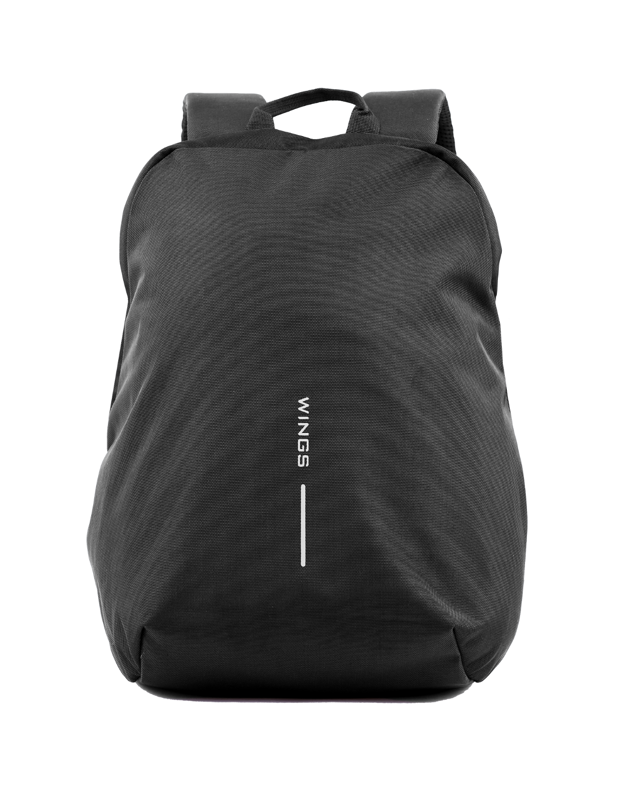 Plecak szkolny WINGS 24L poszerzany na laptop 15,6 cala do szkoły i uczelni BLACK