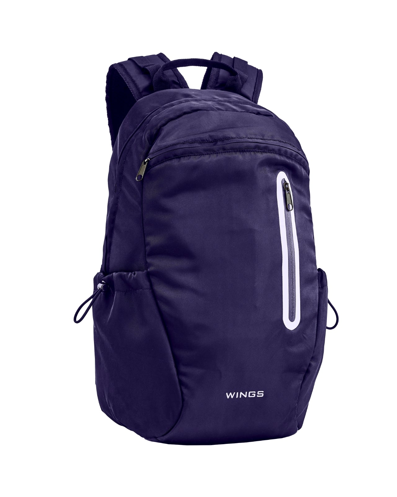 Plecak szkolny WINGS 24L laptop 15,6 cala z odblaskami i organizerem A4 NAVY BLUE