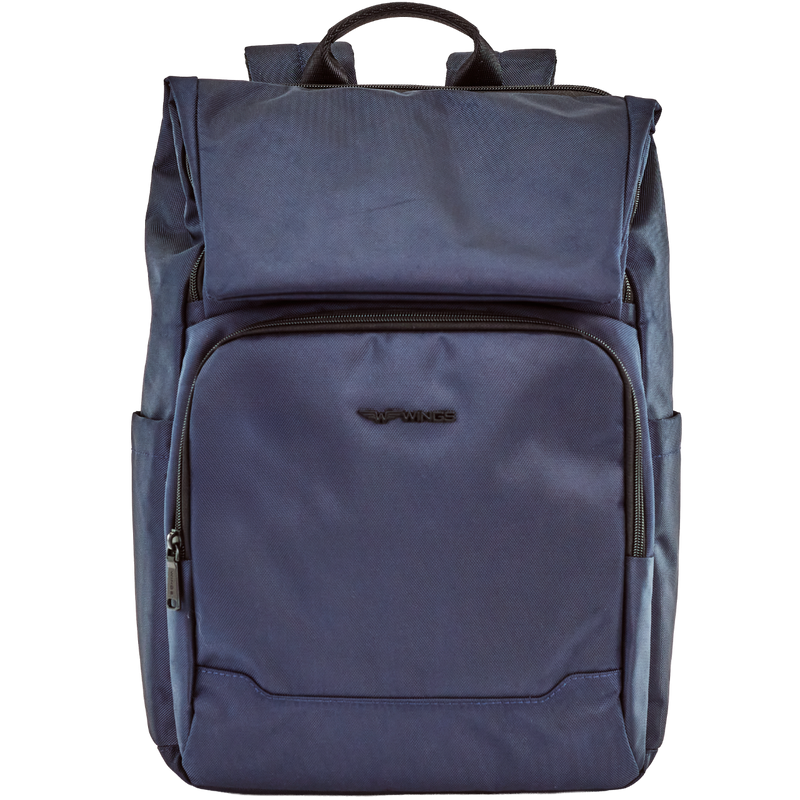 Plecak męski BRANT WINGS na laptop 17 cali podróżny 22L DARK BLUE
