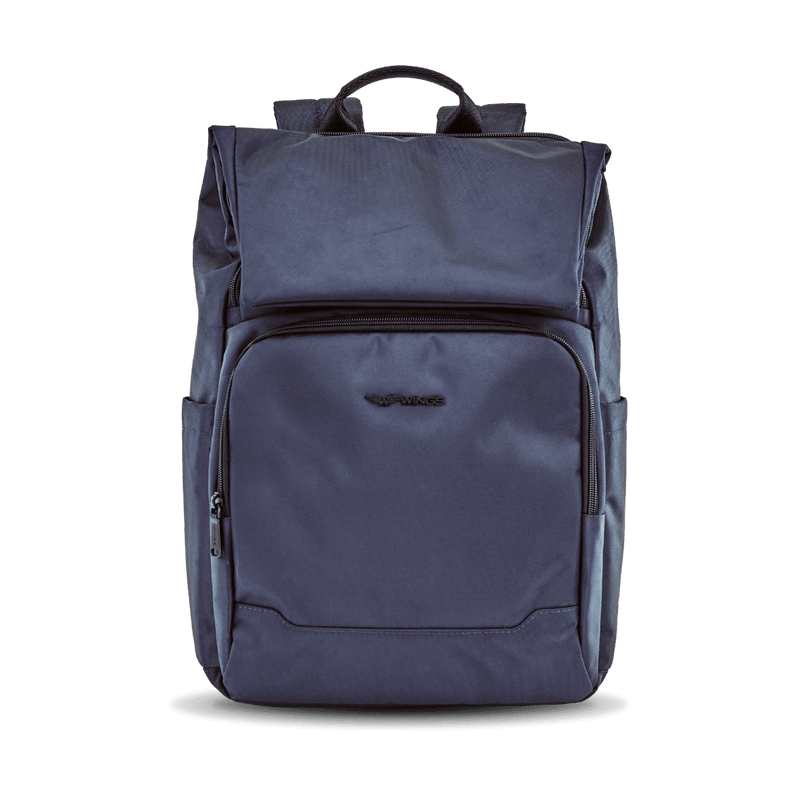 Plecak męski BRANT WINGS na laptop 17 cali podróżny 22L DARK BLUE
