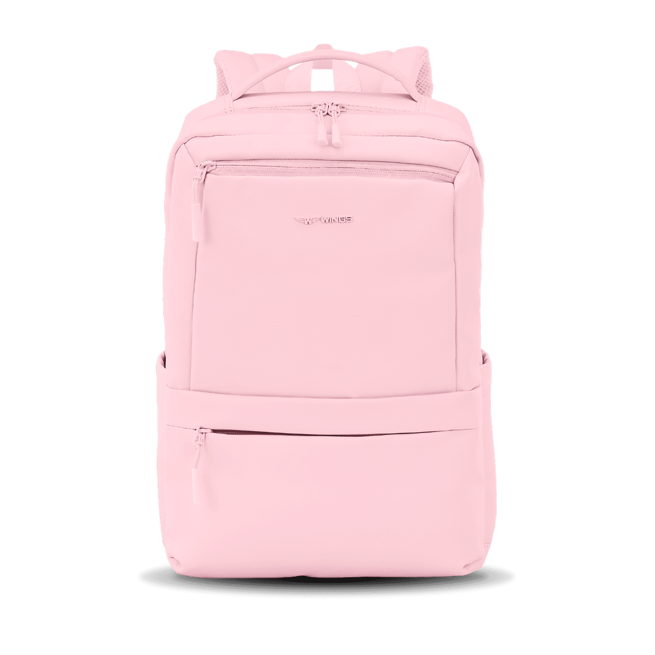 Plecak kabinowy WINGS CBP003 bagaż z kieszenią na laptop i systemem wentylacji pleców PINK