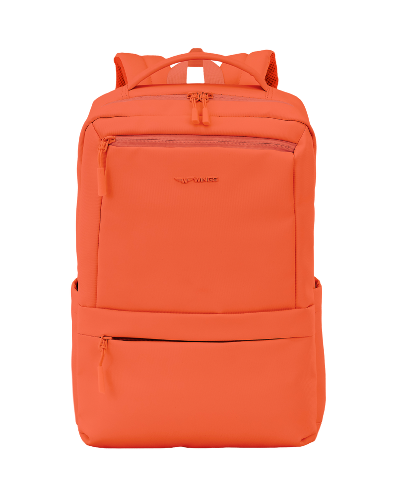 Plecak kabinowy WINGS CBP003 bagaż z kieszenią na laptop do pracy i podróży CORAL