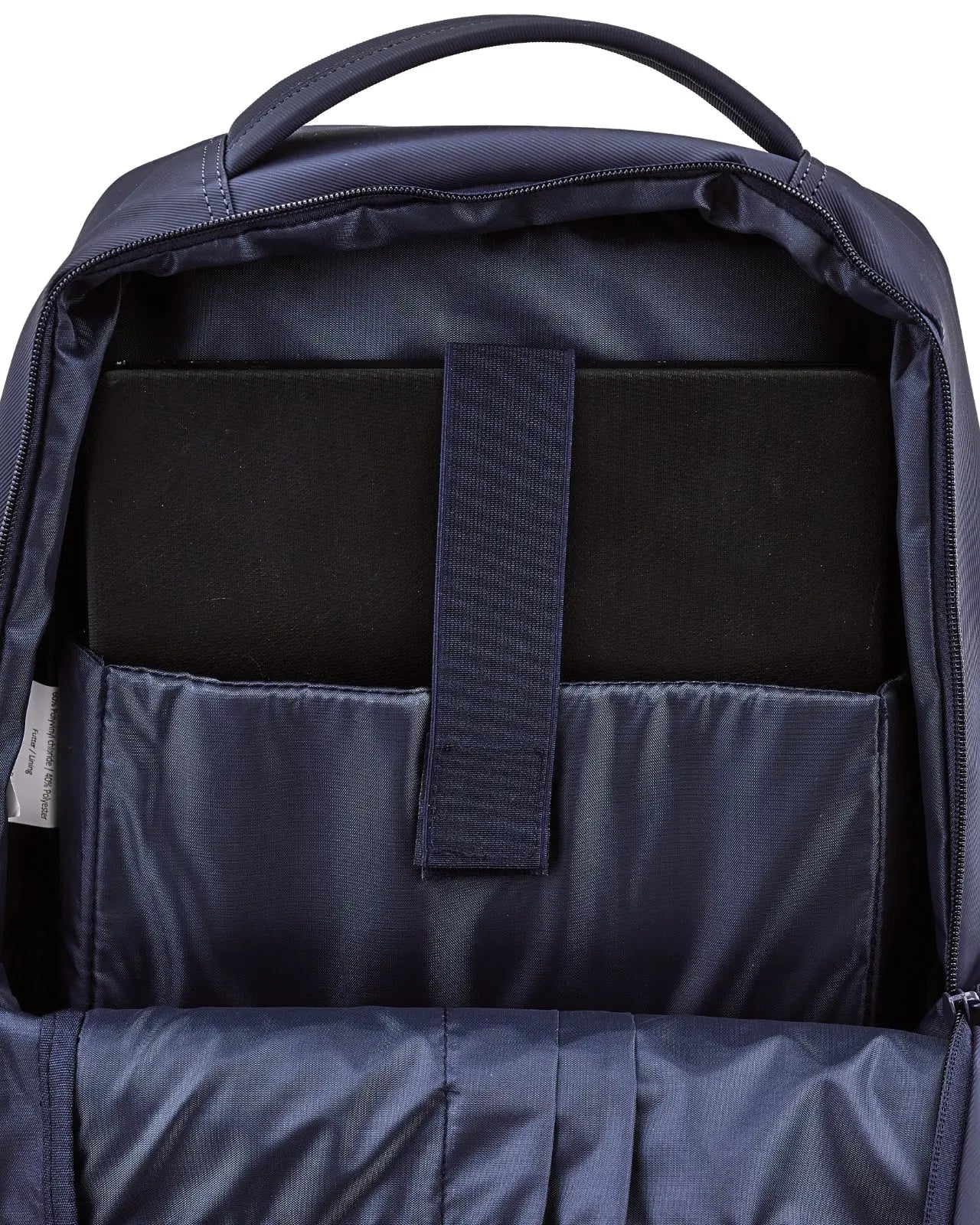 Plecak kabinowy WINGS CBP003 bagaż z kieszenią na laptop i systemem wentylacji pleców DARK BLUE CABIN BACKPACK