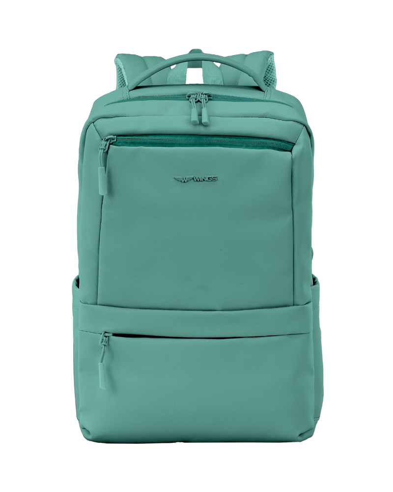 Plecak kabinowy WINGS CBP003 bagaż z kieszenią na laptop do pracy i podróży TEAL