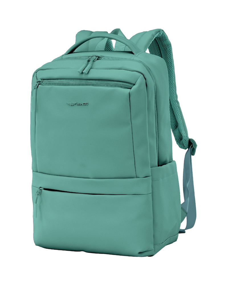 Plecak kabinowy WINGS CBP003 bagaż z kieszenią na laptop do pracy i podróży TEAL