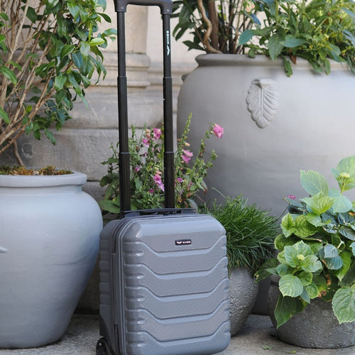 Walizka kabinowa mini Wings CRAKE 16" DARK GREY