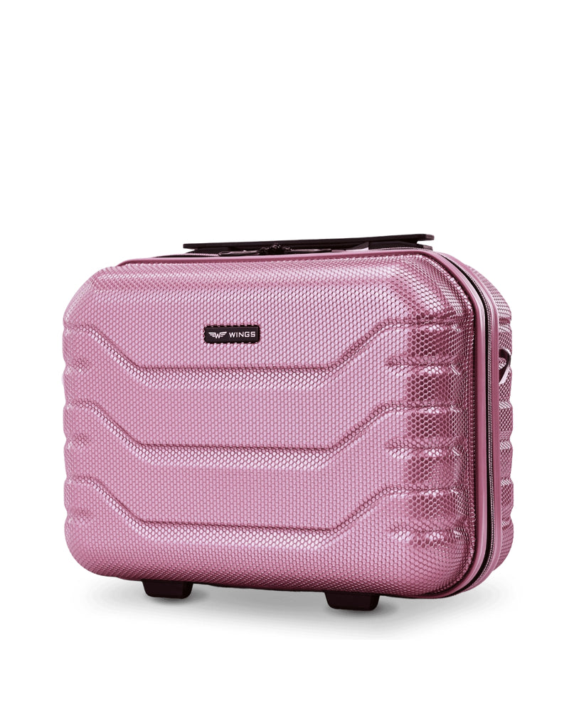 Kuferek podróżny Wings CRAKE kosmetyczka 14" ROSE GOLD