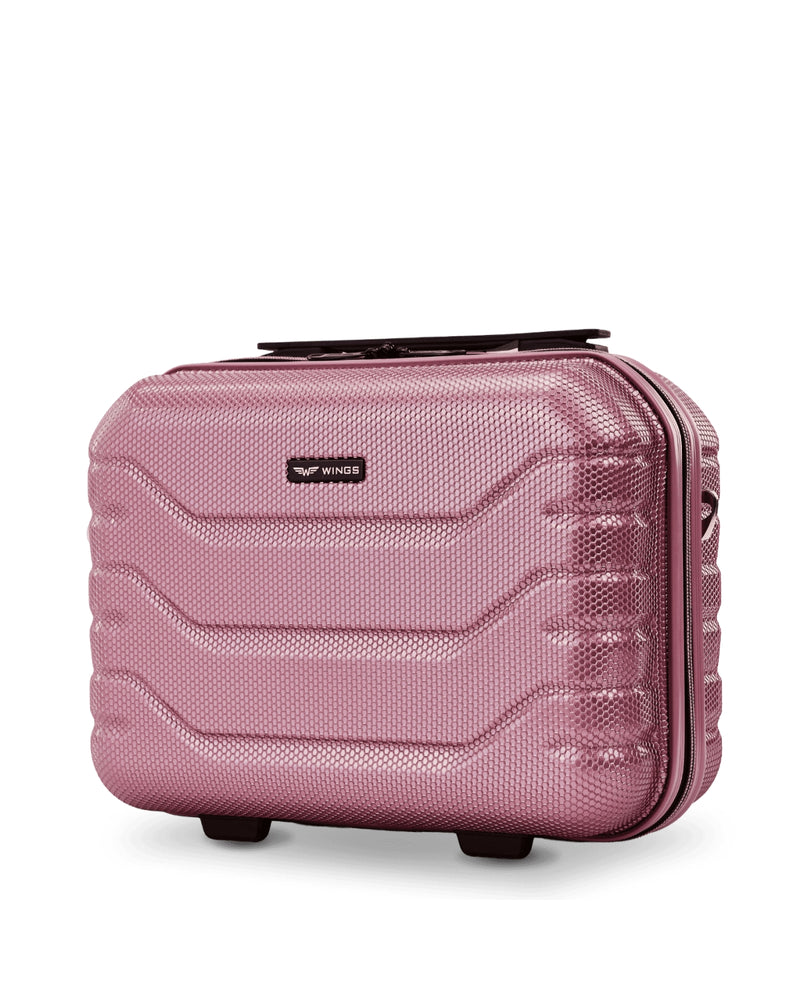 Kuferek podróżny Wings CRAKE kosmetyczka 14" ROSE GOLD