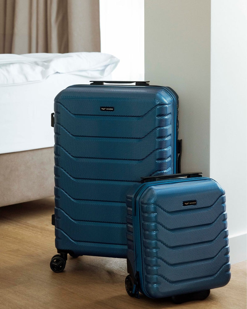 Walizka kabinowa Wings CRAKE 20" MIDDLE BLUE