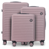 Komplet 3 WALIZEK Wings ABS+ ROSE GOLD