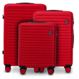 Komplet 3 WALIZEK Wings ABS+ COOT RED