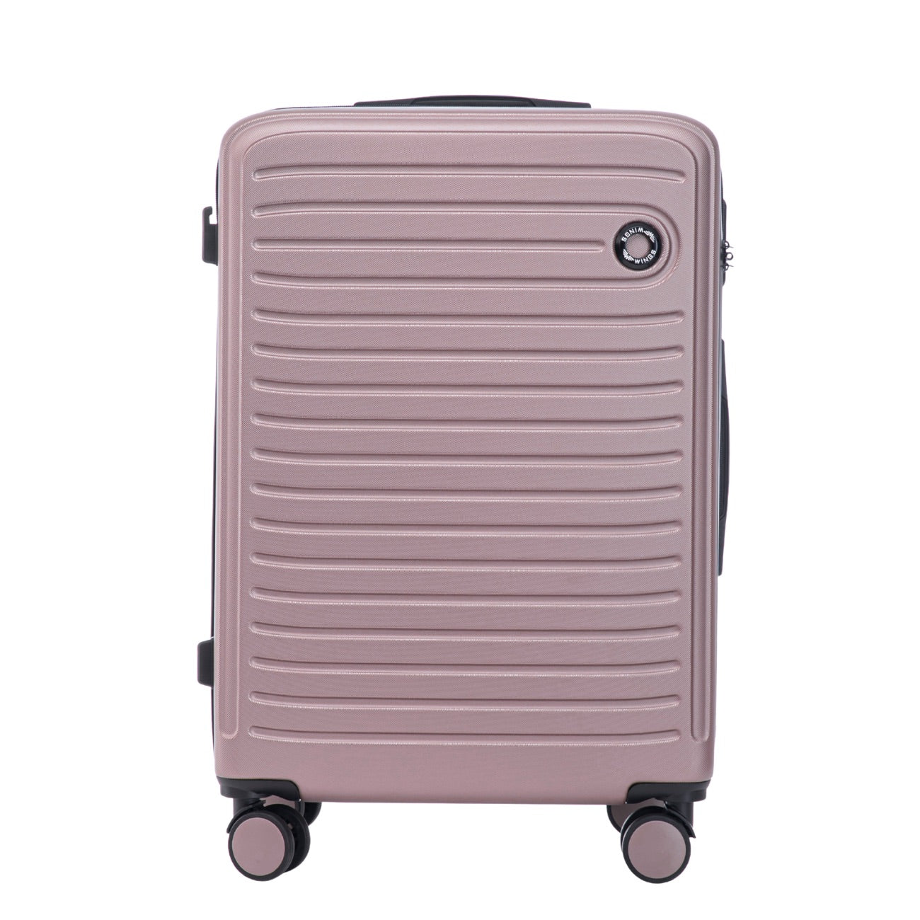 Walizka ŚREDNIA  Wings ABS+ COOT 24" ROSE GOLD