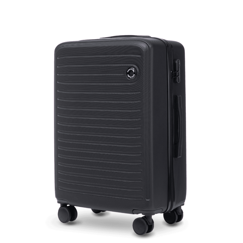 Walizka ŚREDNIA  Wings ABS+ COOT 24" Black