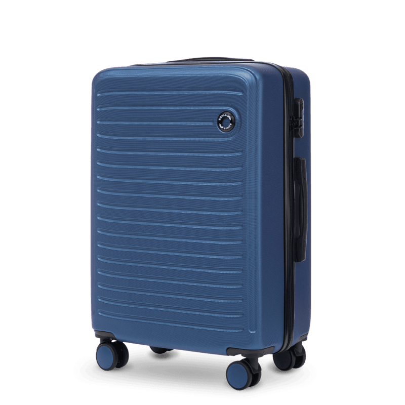 Walizka ŚREDNIA  Wings ABS+ COOT 24" Middle Blue