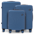 Komplet 3 WALIZEK Wings ABS+ COOT Middle Blue