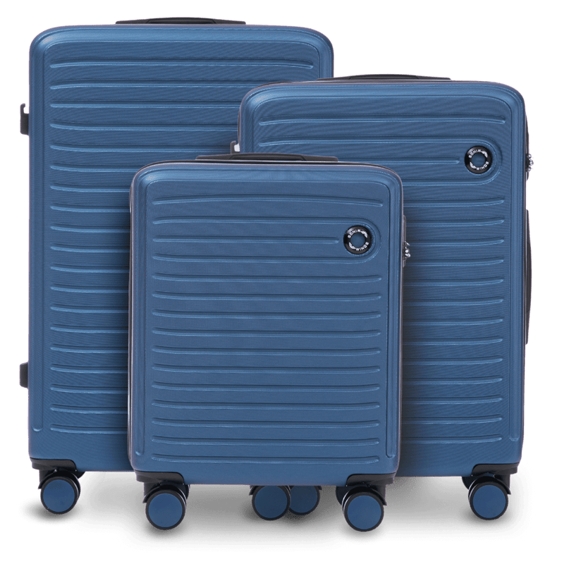 Komplet 3 WALIZEK Wings ABS+ COOT Middle Blue