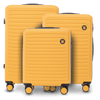 Komplet 3 WALIZEK Wings ABS+ COOT Yellow