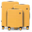 Komplet 3 WALIZEK Wings ABS+ COOT Yellow