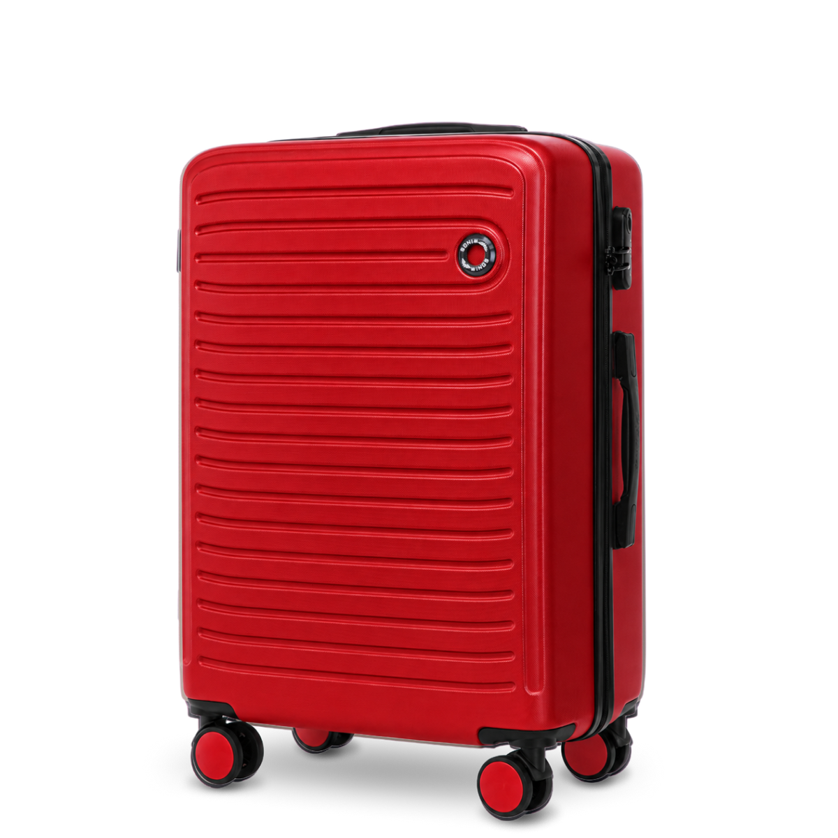 Walizka ŚREDNIA  Wings ABS+ COOT 24" RED