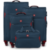 Zestaw 3 walizek DIPPER + torba podręczna Wings BLUE