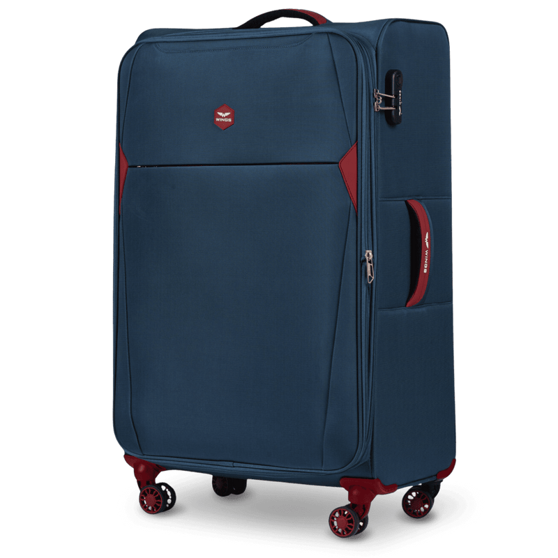 Walizka miękka duża DIPPER Wings 28" BLUE