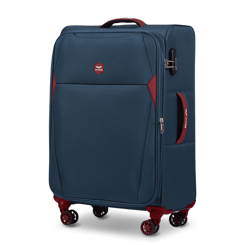 Walizka miękka średnia DIPPER Wings 24" BLUE
