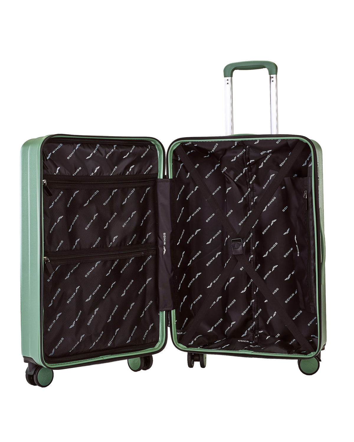 Walizka Średnia WINGS GREBE 24" ARMY GREEN
