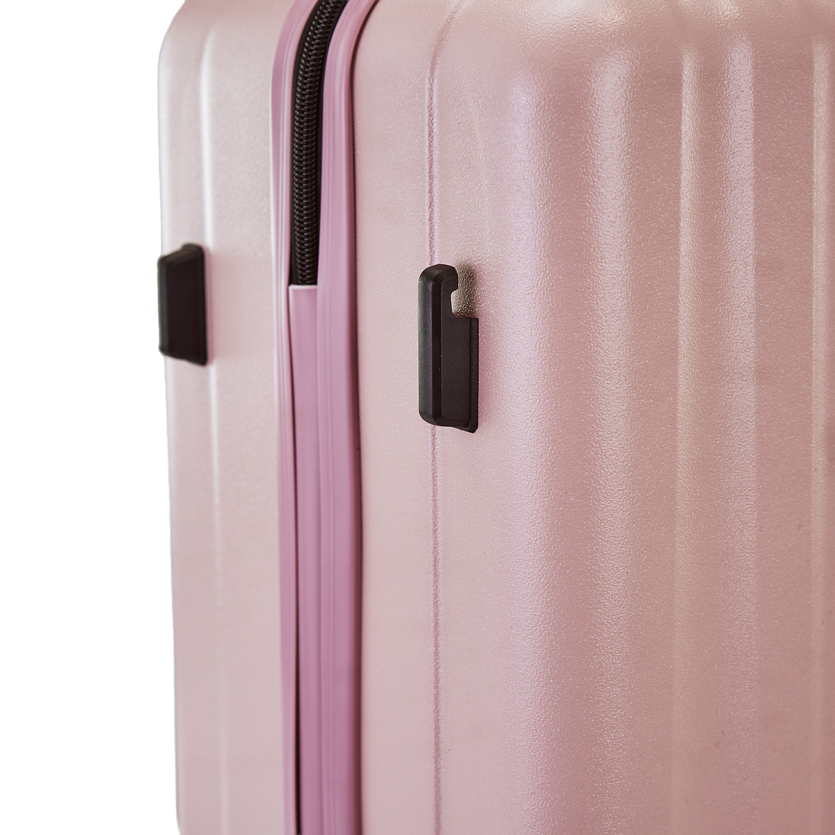 Walizka KABINOWA z przednią kieszenią WINGS GREBE 20" ROSE GOLD