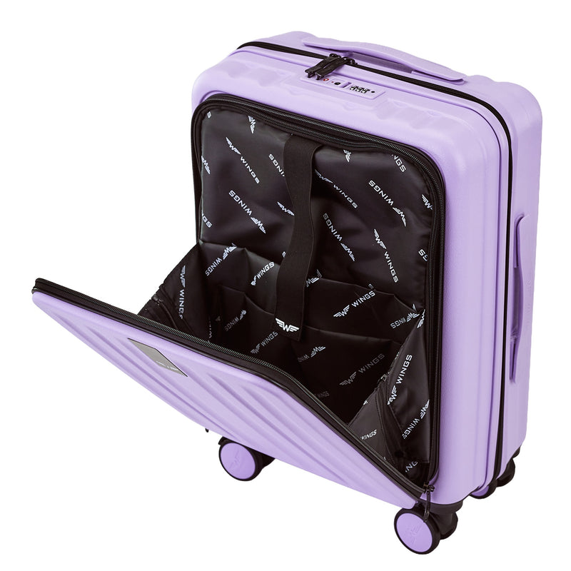 Zestaw 3 walizek WINGS GREBE WHITE PURPLE