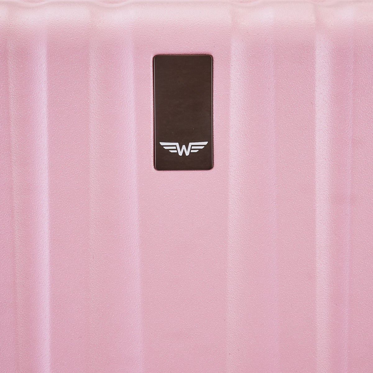 Walizka KABINOWA z przednią kieszenią WINGS GREBE 20" PINK