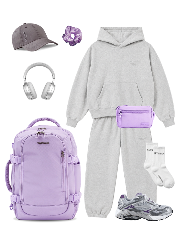 Grey & Purple