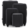 Zestaw 4 walizek WINGS HARRIER S M L + 16” komplet podróżny BLACK