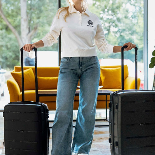 Walizka średnia Wings HAWFINCH 3.0 polipropylen 24" BLACK