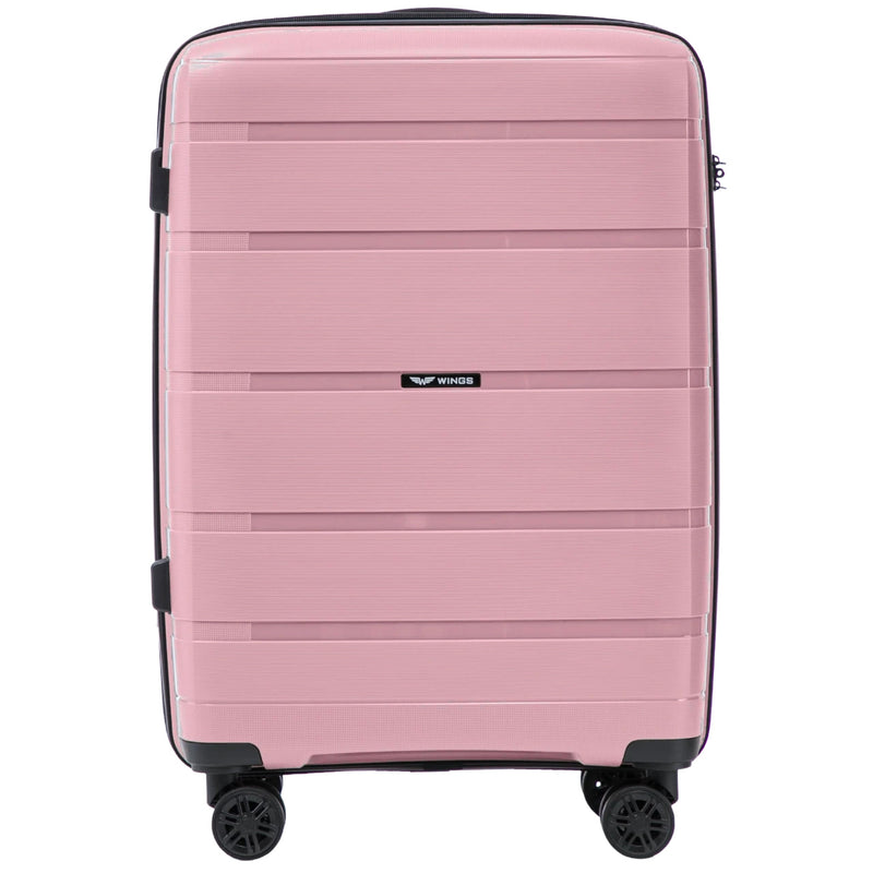 Komplet 3 walizek Wings HAWFINCH 3.0 polipropylen WHITE PINK