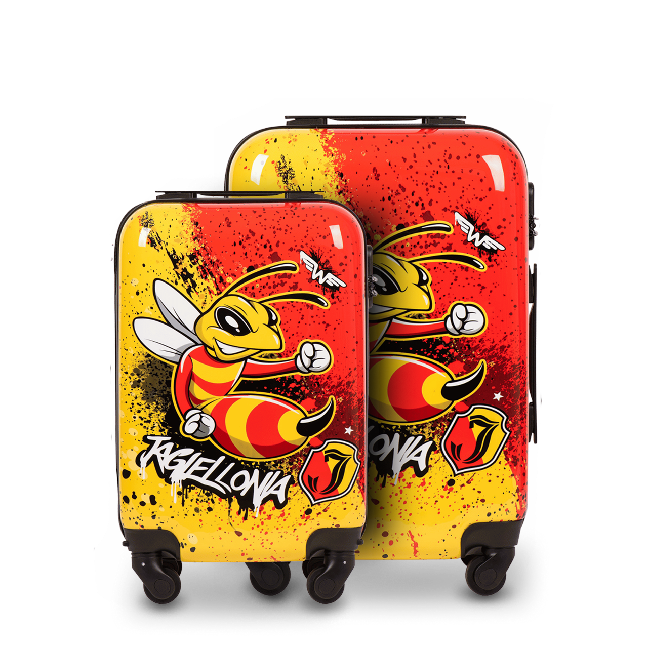 Zestaw 2 walizek kabinowych S+XS Wings x Jagiellonia BEE