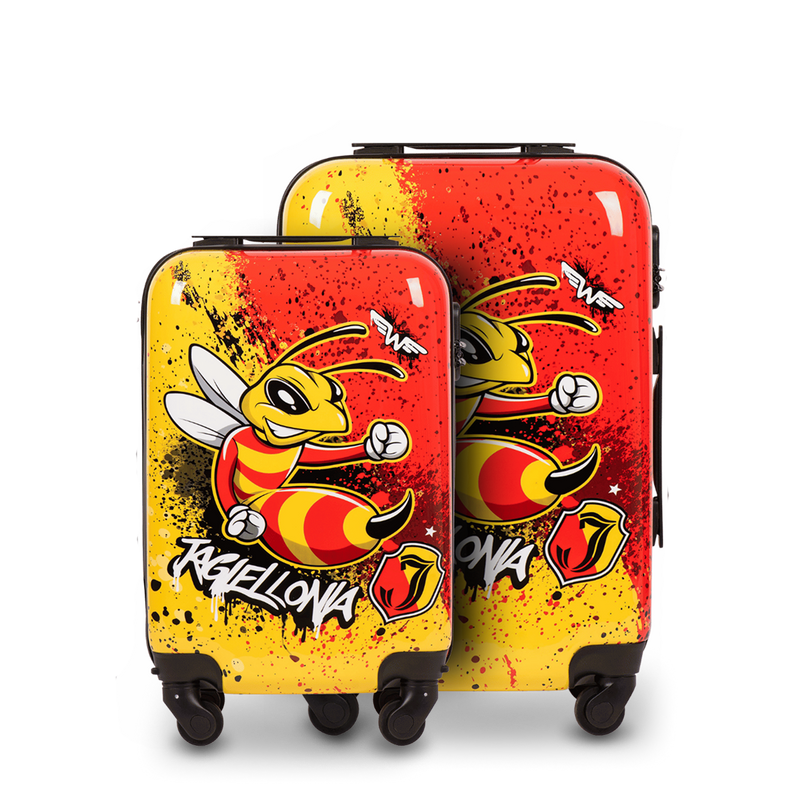 Zestaw 2 walizek kabinowych S+XS Wings x Jagiellonia BEE