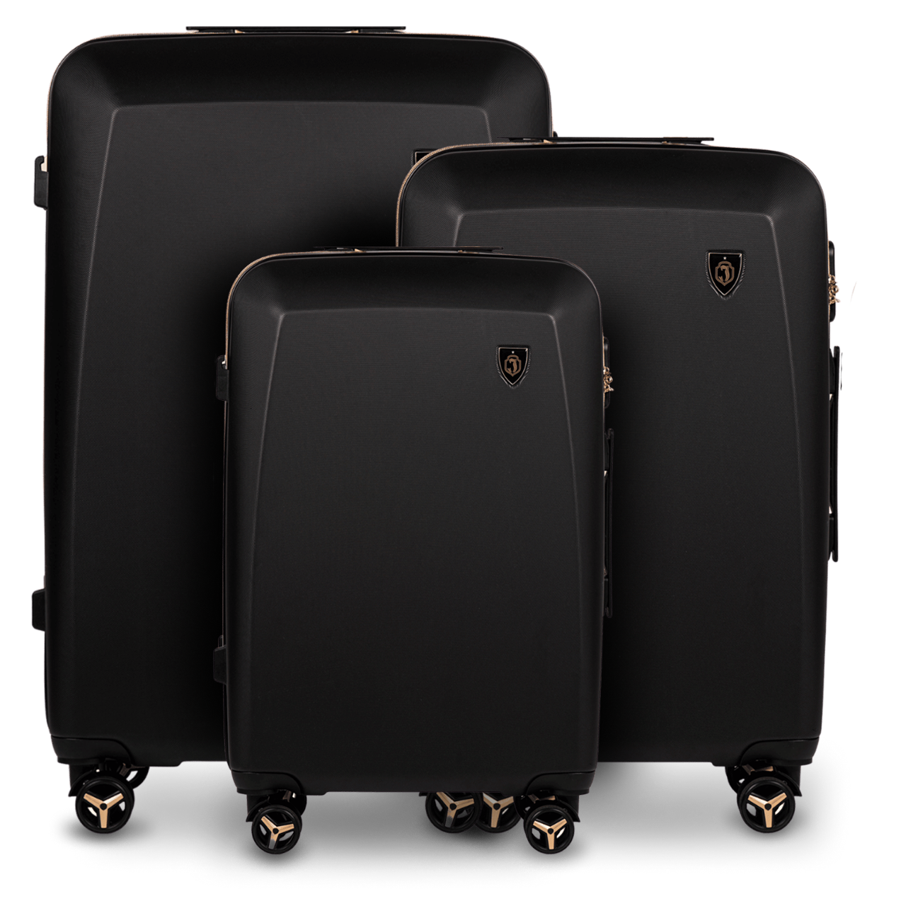 Zestaw 3 walizek Wings x Jagiellonia BLACK