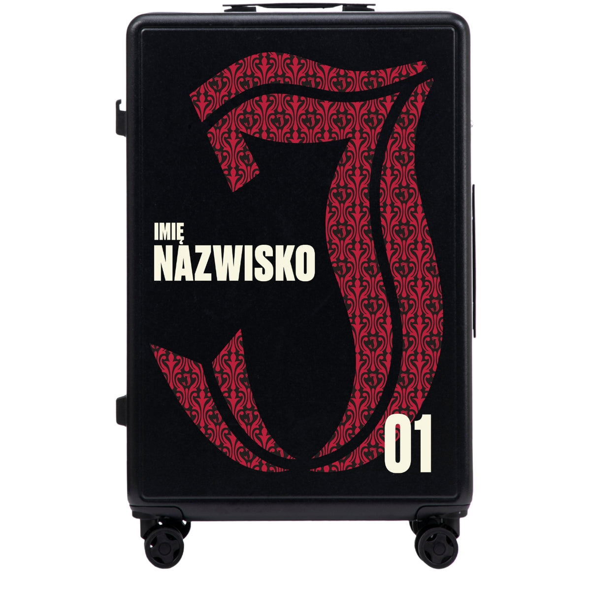 Personalizowana duża walizka 28" WINGS x Jagiellonia 2026 - bagaż zaprojektowany po Twojemu