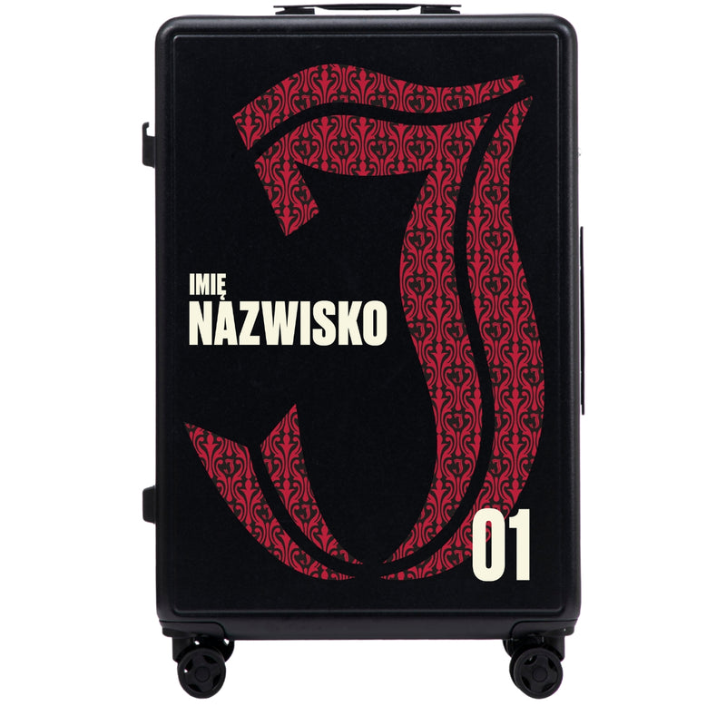 Personalizowana duża walizka 28" WINGS x Jagiellonia 2026 - bagaż zaprojektowany po Twojemu