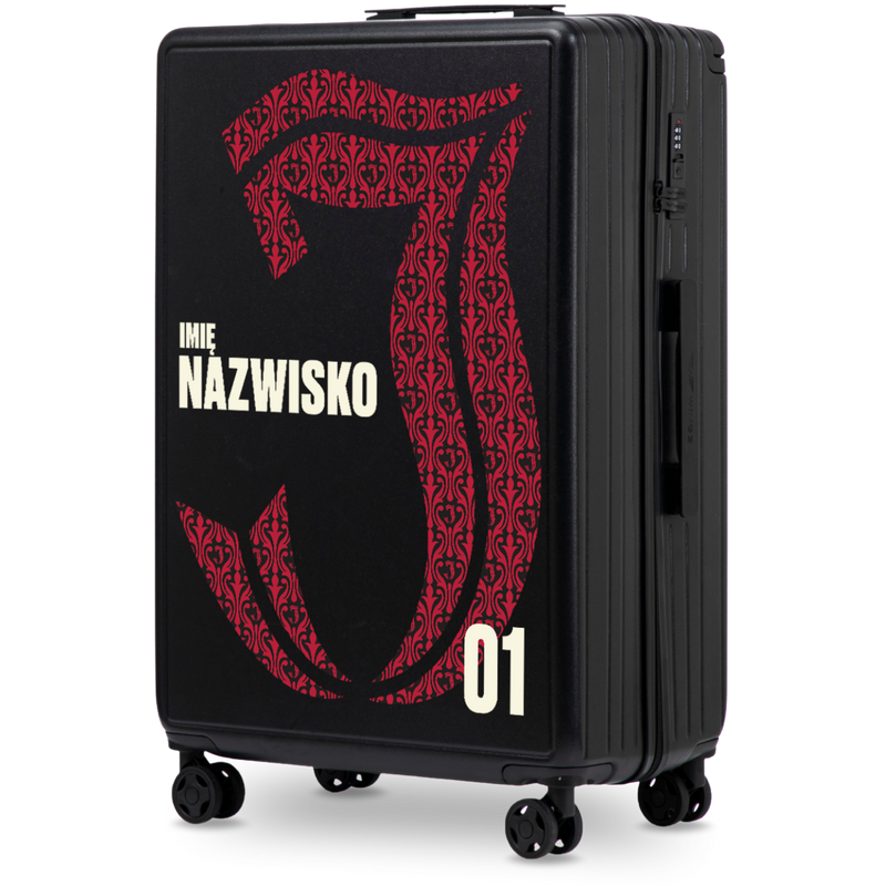 Personalizowana duża walizka 28" WINGS x Jagiellonia 2026 - bagaż zaprojektowany po Twojemu