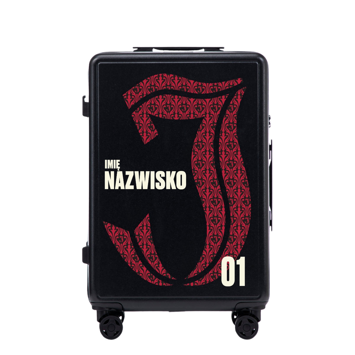 Personalizowana walizka średnia 24" WINGS x Jagiellonia 2026 - wyjątkowy bagaż na każdą podróż